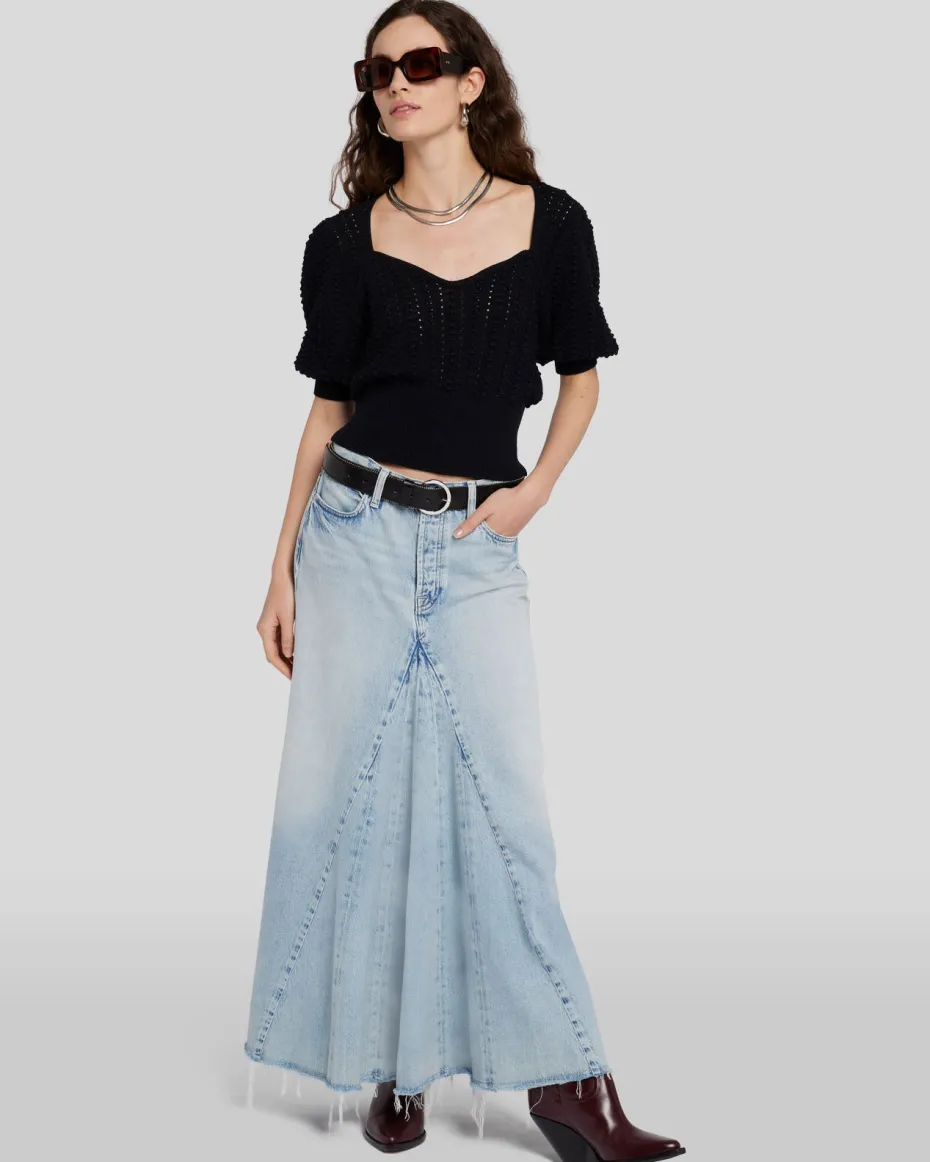 Western Maxi Skirt in Pricila