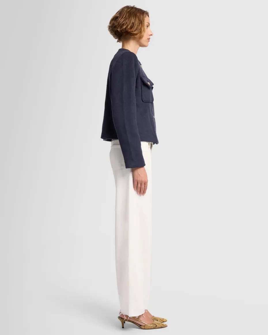 Wool Blend Jacket in Inkwell